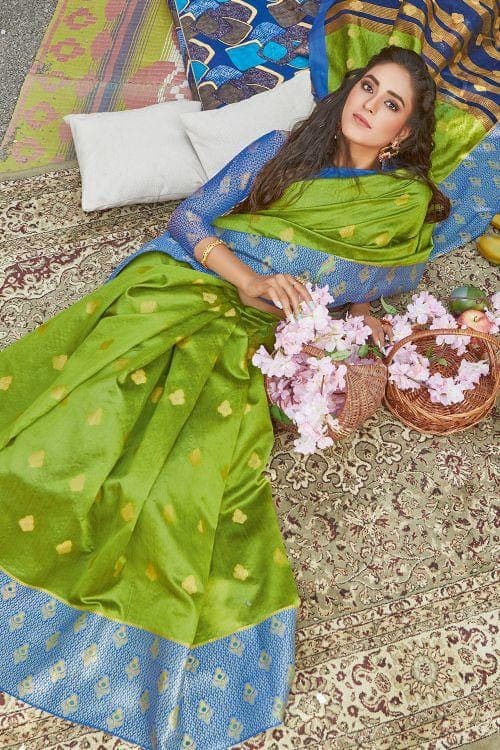 chanderi banarasi saree