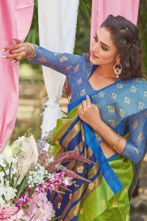 chanderi banarasi saree