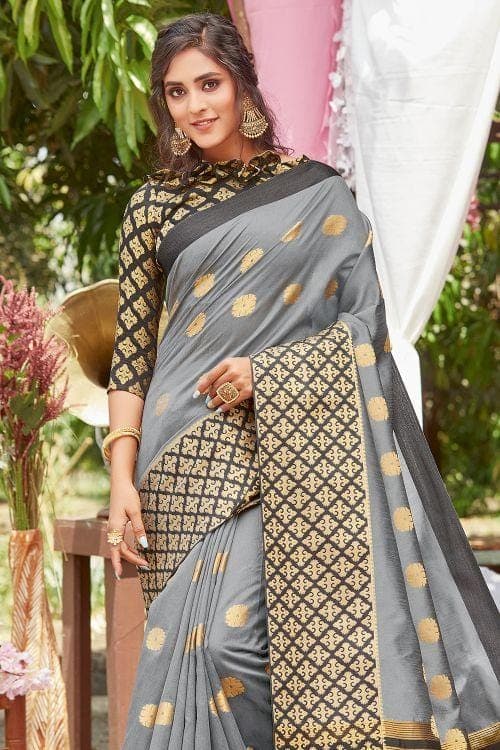 chanderi banarasi saree