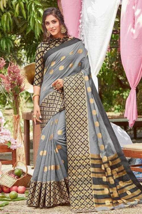 chanderi banarasi saree