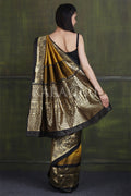 Banarasi - Chanderi Saree Mellow Yellow Banarasi - Chanderi Saree saree online