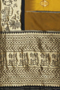 Banarasi - Chanderi Saree Mellow Yellow Banarasi - Chanderi Saree saree online