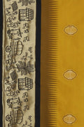 Banarasi - Chanderi Saree Mellow Yellow Banarasi - Chanderi Saree saree online