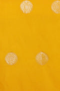 Tuscany Yellow Banarasi - Chanderi Saree
