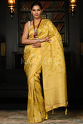 yellow saree