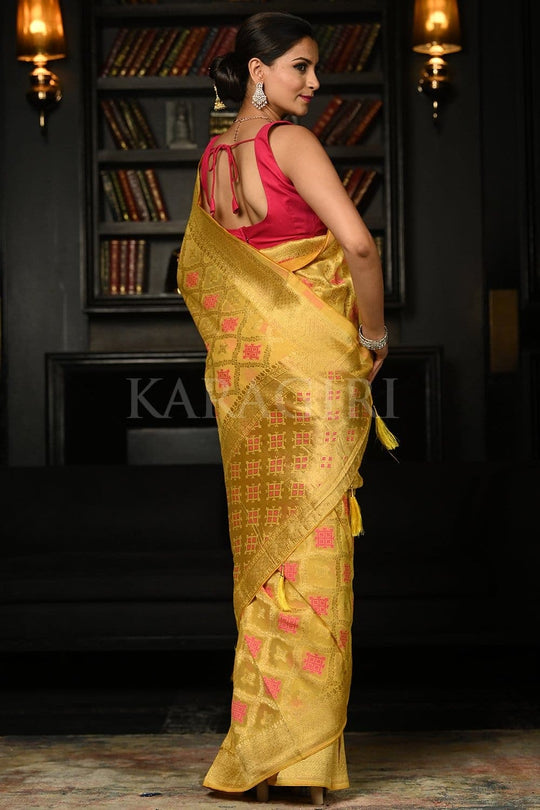 khaddi banarasi saree