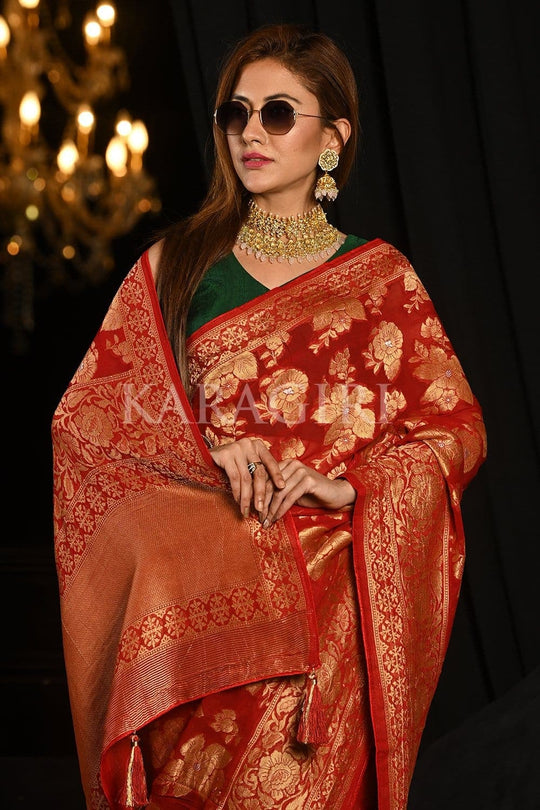 georgette saree