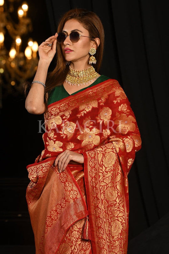 georgette banarasi fabric