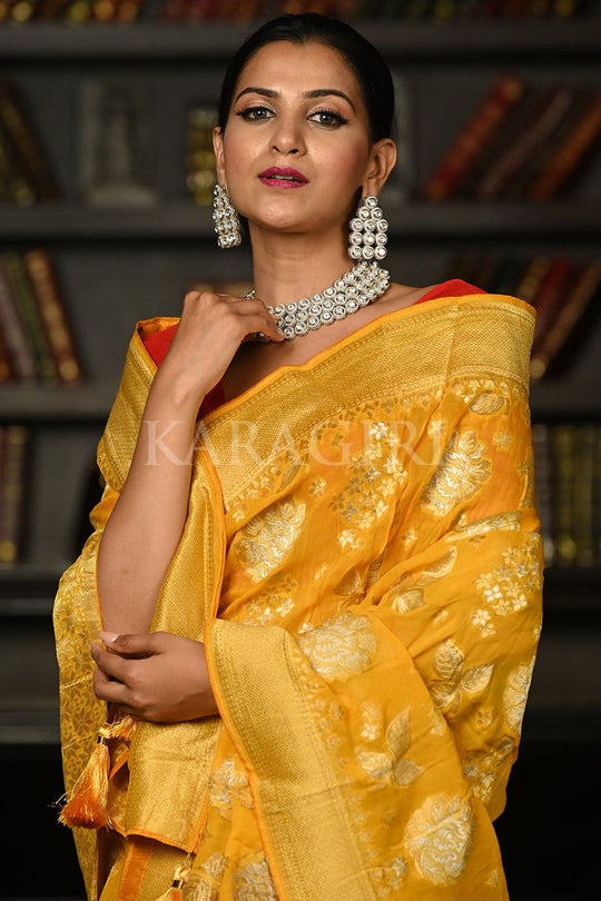 georgette baanrasi saree