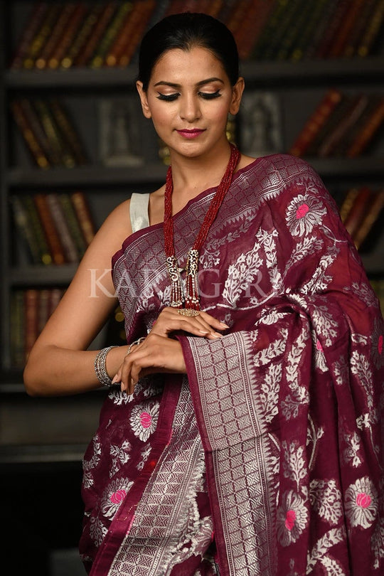 khaddi banarasi saree