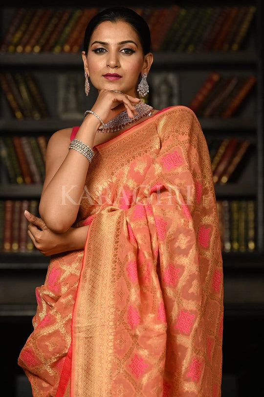 khaddi banarasi saree