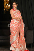 Banarasi Khaddi Georgette Saree Light Pink Khaddi Banarasi Georgette Saree saree online