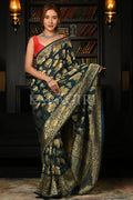 saree with golden work