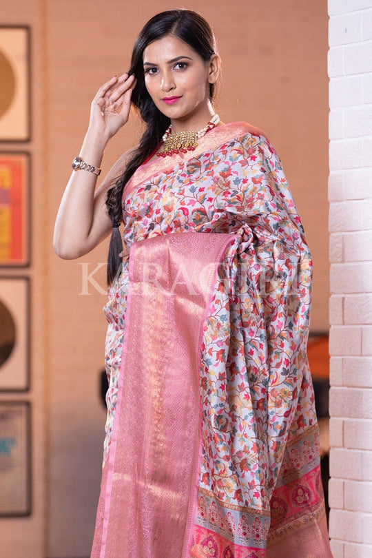 Banarasi - Patola Saree Cerise Pink Banarasi Patola Saree saree online