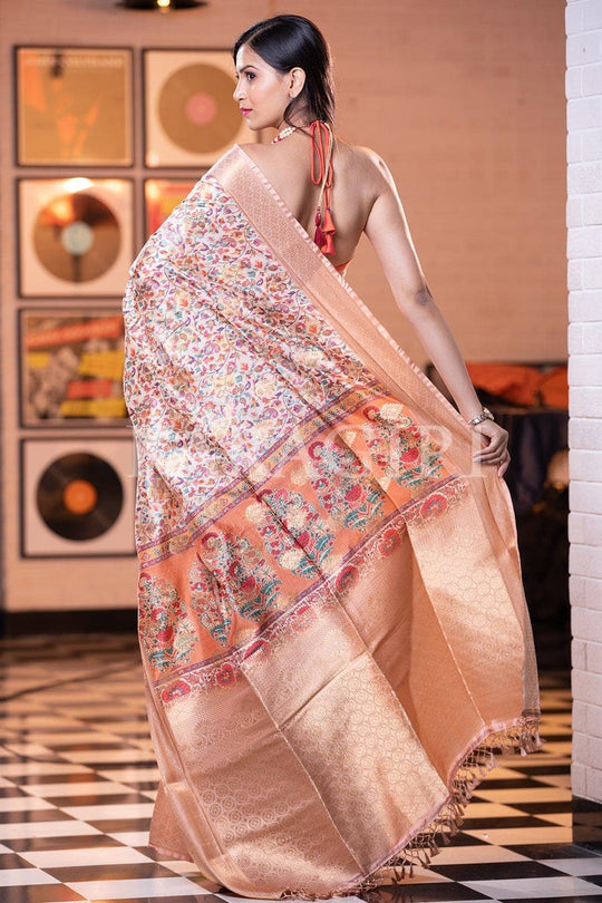 Banarasi - Patola Saree Cream Colour Banarasi Patola Saree saree online