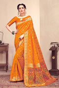Banarasi - Patola Saree Gold Yellow Banarasi - Patola Saree saree online