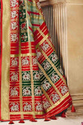 Banarasi - Patola Saree Grey Multicolor Banarasi - Patola Saree saree online
