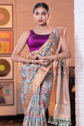 Banarasi - Patola Saree Mint Green Banarasi Patola Saree saree online