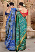 Banarasi - Patola Saree Silk Blue Banarasi - Patola Saree saree online