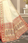 Banana Yellow Banarasi Saree