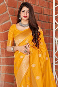 Banarasi Saree Banarasi Saree In Honey Yellow saree online