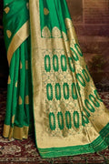 Banarasi Saree Basil Green Banarasi Saree saree online