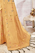 Banarasi Saree Beige Zari Motif Banarasi Saree saree online
