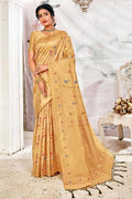 Banarasi Saree Beige Zari Motif Banarasi Saree saree online