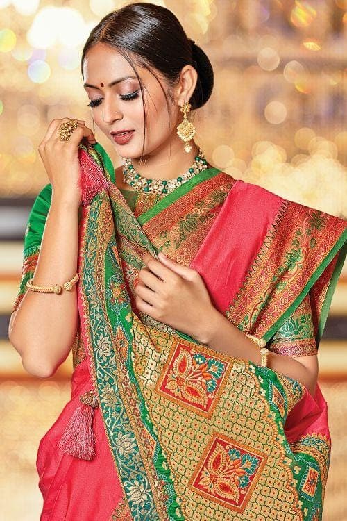 banarasi saree look