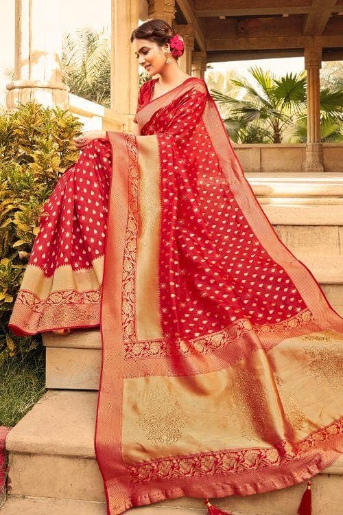 bridal banarasi saree