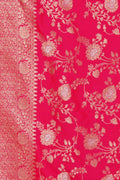 Banarasi Saree Crimson Red Intricate Jaal Woven Banarasi Saree saree online