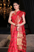 banarasi saree red