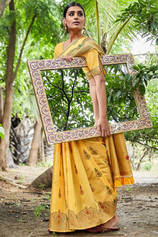 banarasi silk saree for wedding