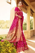 pink banarasi saree online 