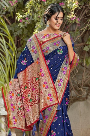 banarasi silk saree images 
