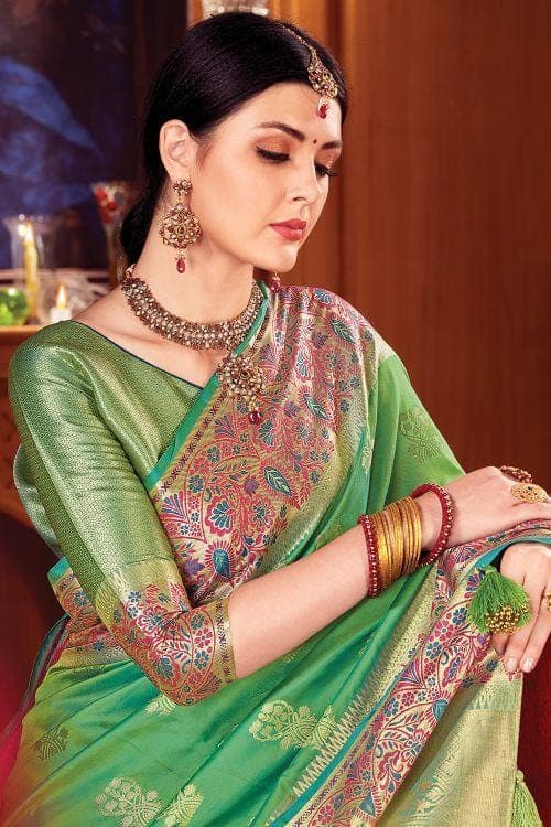 banarasi saree blouse design