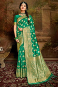 Banarasi Saree Forest Green Banarasi Saree saree online