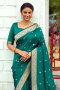 Banarasi Saree Forest Green Banarasi Saree saree online