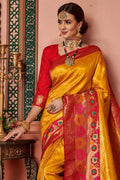 Banarasi Saree Gold Yellow Banarasi Saree saree online