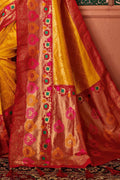 Banarasi Saree Gold Yellow Banarasi Saree saree online
