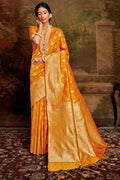 Banarasi Saree Gold Yellow Banarasi Saree saree online