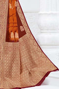 Banarasi Saree Gorgeous Shades Of Brown Banarasi Saree saree online