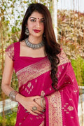 Banarasi Saree Hot Pink Banarasi Saree saree online