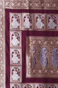 Banarasi Saree Imperial Purple Small Butta Woven Banarasi Saree saree online
