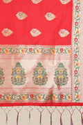 Banarasi Saree Imperial Red Banarasi Saree saree online