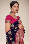 banarasi silk saree with blouse 