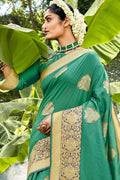 Banarasi Saree Jade Green Banarasi Saree saree online