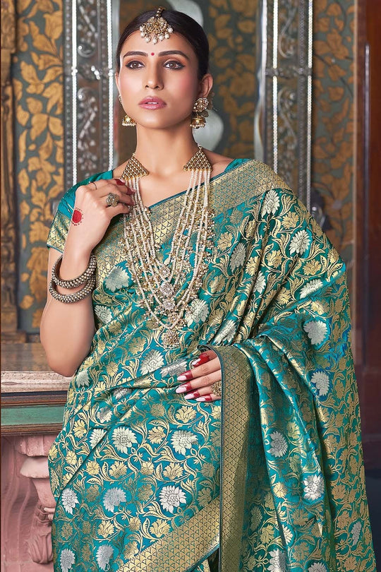 bridal banarasi saree