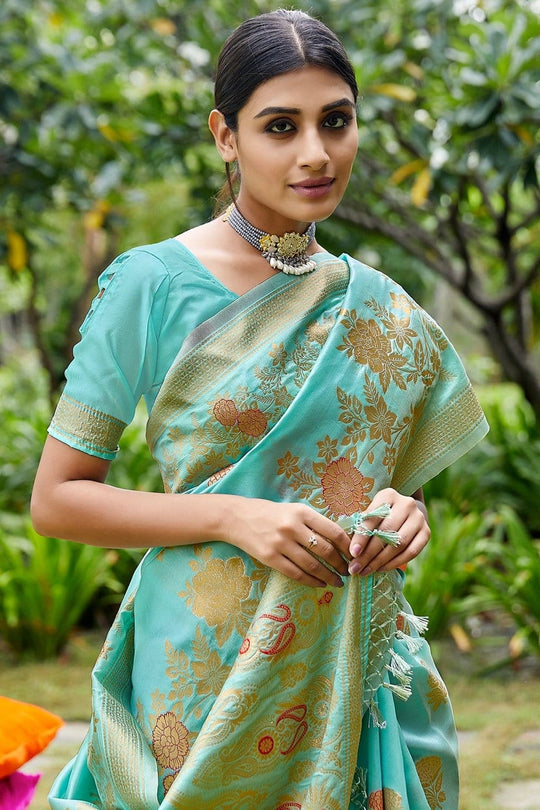 banarasi saree look