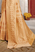 Banarasi Saree Latte Yellow Banarasi Saree saree online